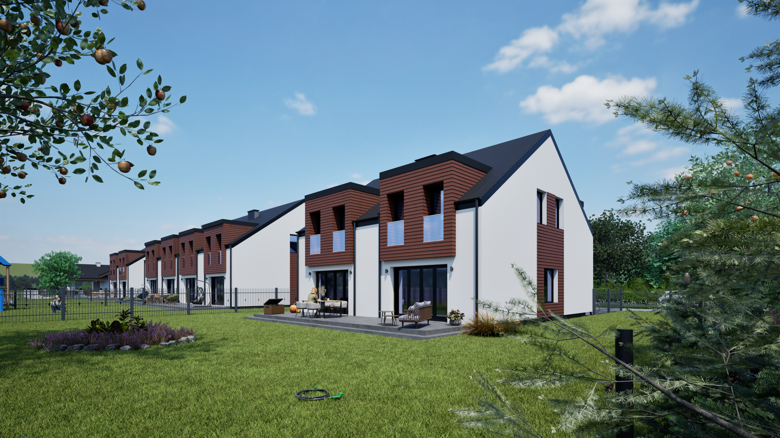 Osiedle domów jednorodzinnych dwulokalowych | AMP Investment