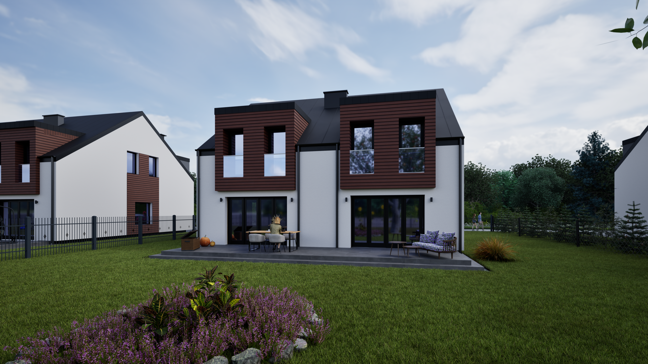 Osiedle domów jednorodzinnych dwulokalowych | AMP Investment